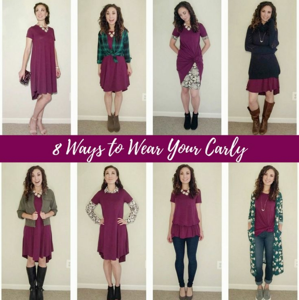 Carly High- Low Swing Dress by LulaRoe - Picture 6 of 8